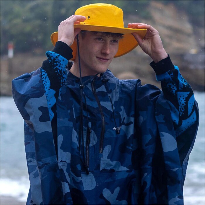 2024 Dryrobe Quick Dry Brimmed Hat QDBRIMHAT - Yellow